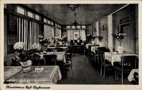 Ak Ullersdorf Radeberg in Sachsen, Konditorei u. Café Großmann, Inh. H. Schubert