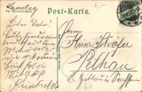 Ak Heimkehr in die Kaserne, Deutsche Soldaten in Uniformen, Soldatenleben, Kaiserzeit