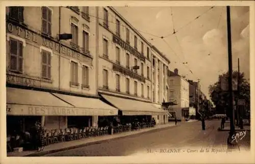 Ak Roanne Loire, Cours de la République