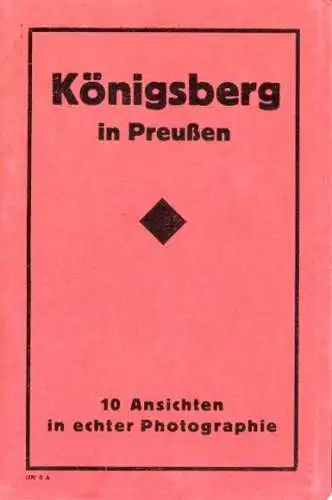 Set von 10 Ak im Umschlag, Königsberg in Ostpreußen, diverse Ansichten