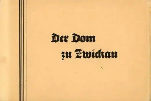 Set von 9 Ak im Umschlag, Der Dom zu Zwickau