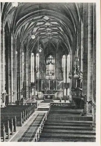 Set von 9 Ak im Umschlag, Der Dom zu Zwickau