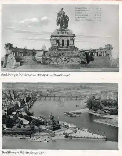 Set von 12 Ak Koblenz im Umschlag