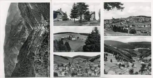 Set von 19 Ak Freiburg, Hinterzarten, Triberg, Villingen, Schwarzwald