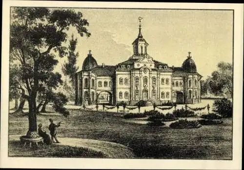 Set von 12 Ak im Umschlag, Weimar, Goethe, Schiller