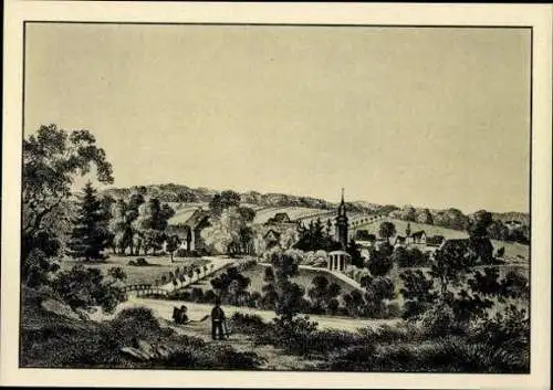 Set von 12 Ak im Umschlag, Weimar, Goethe, Schiller