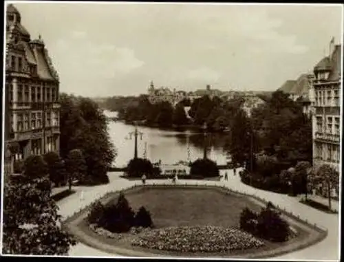 Set von 12 Fotos 6x9 cm im Umschlag, Königsberg in Ostpreußen, diverse Ansichten