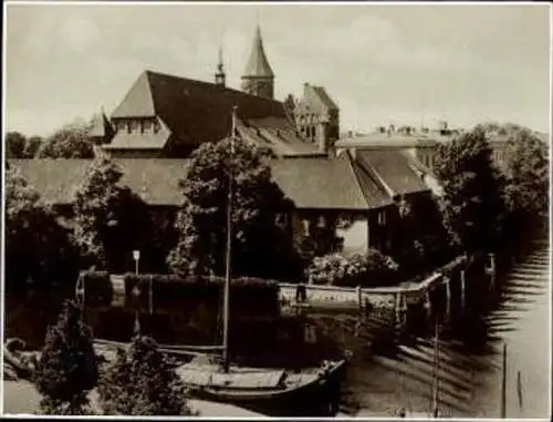 Set von 12 Fotos 6x9 cm im Umschlag, Königsberg in Ostpreußen, diverse Ansichten