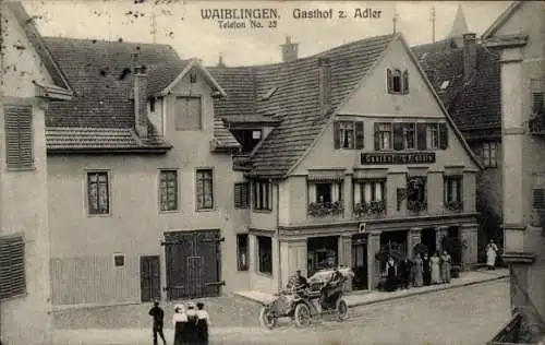 Ak Waiblingen in Württemberg, Gasthof z. Adler