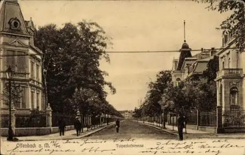 Ak Offenbach am Main Hessen, Tulpenhofstraße