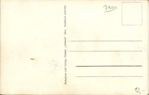 Ak Ulm an der Donau, Jugendherberge, Waschraum, Tagesraum, Münster, Stadtmauer