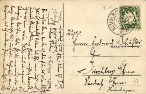 Ak Ulm an der Donau, Kaserne, 12. Bayrisches Infanterie-Regiment Prinz Arnulf