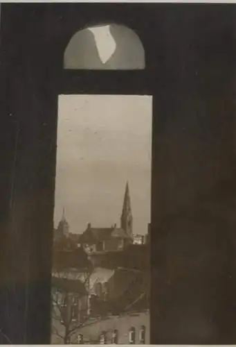 Original Foto Berlin Steglitz, Rothenburgstr., Blindenanstalt, Blick aus dem Fenster, um 1946