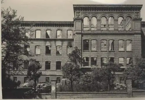 Original Foto Berlin Steglitz, Rothenburgstraße, Blindenanstalt, Blindenschule, um 1946