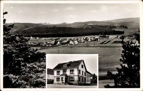 Ak Blumberg am Schwarzwald, Gesamtansicht, Gasthof zum Adler, Post