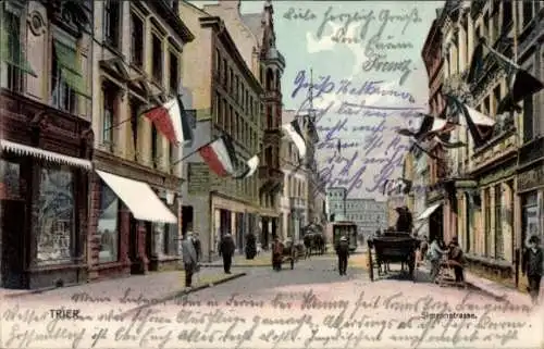 Ak Trier an der Mosel, Simeonstraße