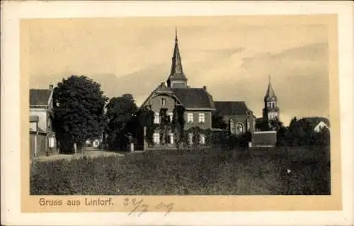 Ak Lintorf Ratingen im Kreis Mettmann, Kirche