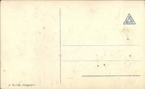 Ak Nordseeinsel Helgoland, Fliegeraufnahme, Hochseefestung, Befestigungsanlagen, Kasernen