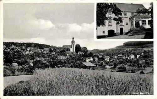 Ak Haintchen Selters im Taunus, Gesamtansicht, Pension zum Hirsch