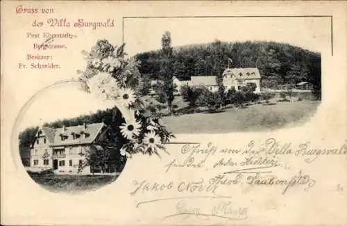 Ak Eberstadt Darmstadt in Hessen, Villa Burgwald