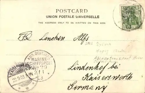 Ak Colombo Ceylon Sri Lanka, Gesamtansicht, Einheimische, Ufer