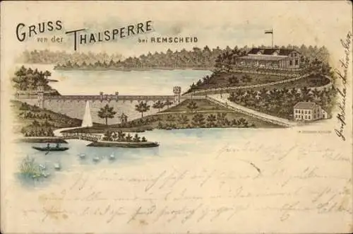 Vorläufer Litho Remscheid im Bergischen Land, Talsperre