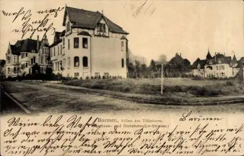 Ak Barmen Wuppertal, Villa am Tölleturm