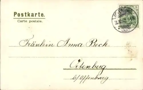 Ak Glückwunsch Neujahr, Kleeblätter