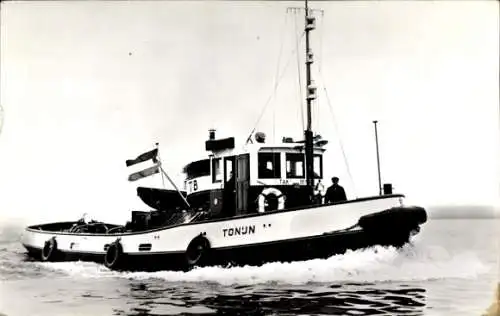 Ak Niederländischer Schlepper Tonun