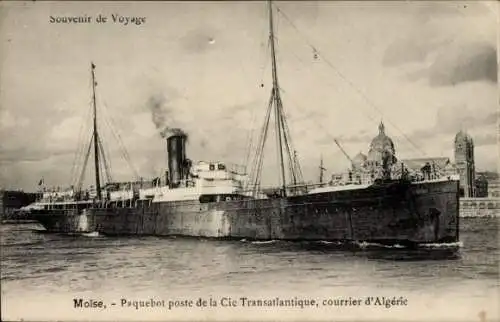 CPA Paquebot poste Moise, CGT