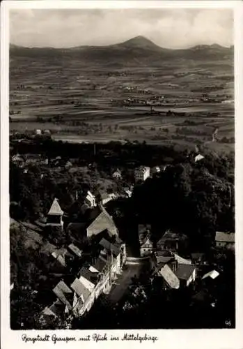 Ak Krupka Bergstadt Graupen im Erzgebirge Region Aussig, Panorama