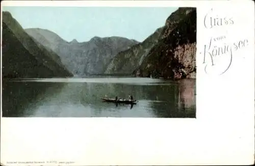 Ak Dorf Königssee Schönau am Königssee Oberbayern, Gesamtansicht