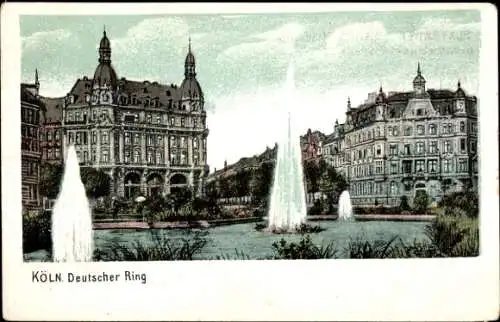 Ak Köln am Rhein, Deutscher Ring