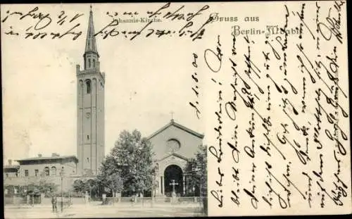 Ak Berlin Tiergarten Moabit, Johanniskirche