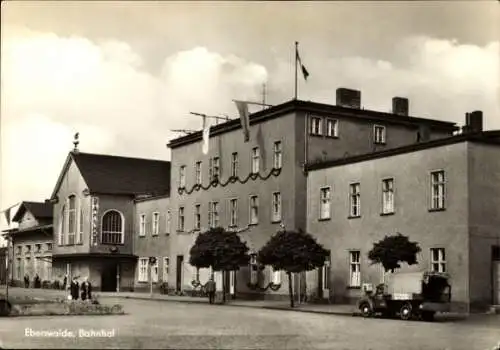 Ak Eberswalde in der Mark, Bahnhof