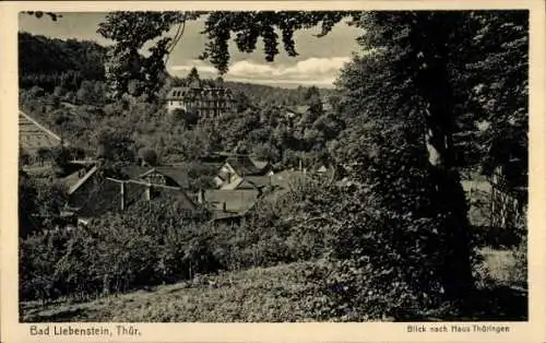 Ak Altenstein Bad Liebenstein im Wartburgkreis, Blick nach Haus Thüringen