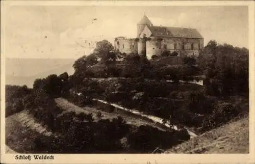 Ak Waldeck in Nordhessen, Schloss