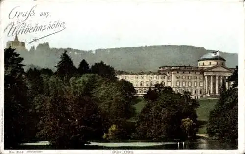 Ak Bad Wilhelmshöhe Kassel in Hessen, Schloss