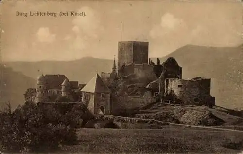 Ak Kusel in der Pfalz, Burg Lichtenberg