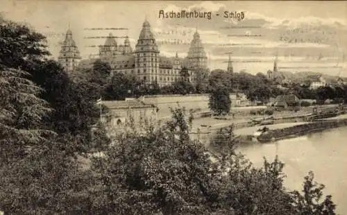 Ak Aschaffenburg in Unterfranken, Schloss