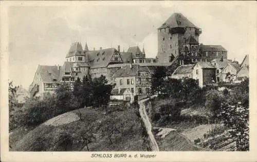 Ak Burg an der Wupper Solingen, Schloss Burg