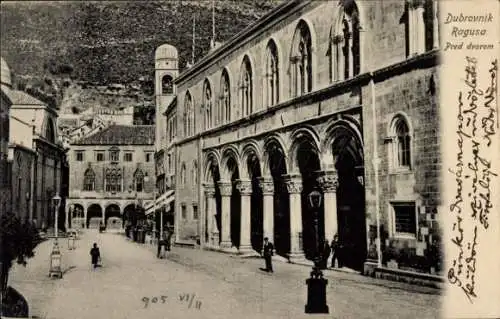 Ak Ragusa Dubrovnik Kroatien, Pred Dvorom