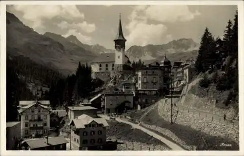 Ak Arosa Kanton Graubünden Schweiz, Teilansicht