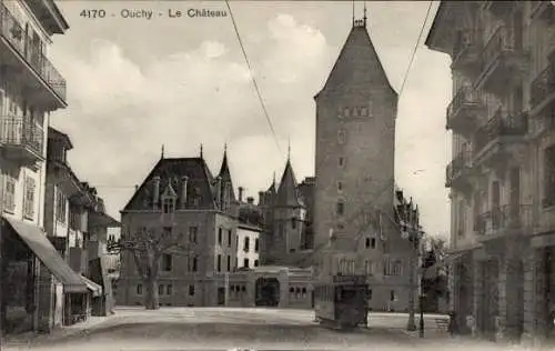 Ak Ouchy Lausanne Kanton Waadt, Schloss