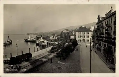 Ak Rorschach Kt. St. Gallen Schweiz, Hafen