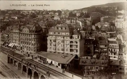 CPA Lausanne Canton de Vaud, Grand Pont