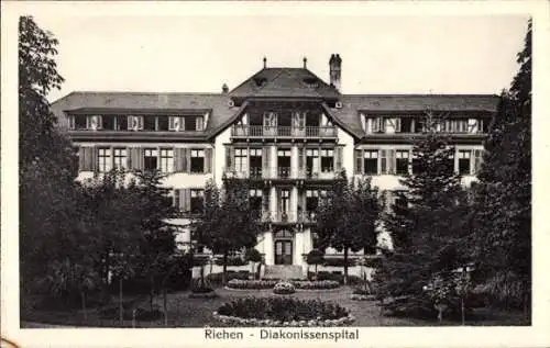 Ak Riehen Basel Stadt, Diakonissenspital