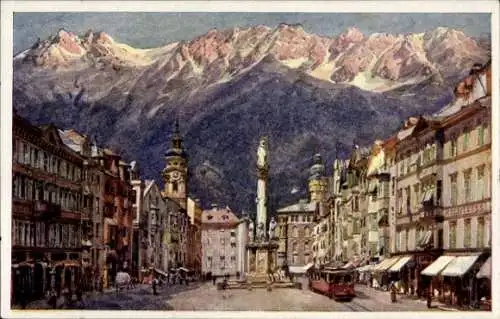Ak Innsbruck in Tirol, Maria Theresien Straße