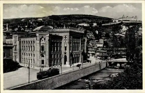 Ak Sarajevo Bosnien Herzegowina, Rathaus