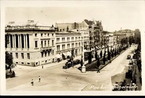 Ak Poznań Posen, Wilhelmstraße